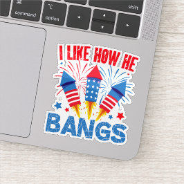 Ich mag es, wie er Couple Matching Family Wiederse Aufkleber