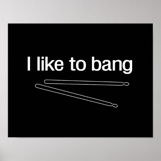 Ich mag es zu singen poster (Vorne)