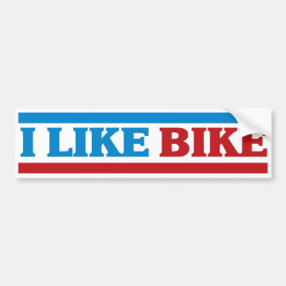 Ich mag Fahrrad Autoaufkleber