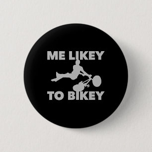 Ich mag Fahrradfahren Lustiges Mountainbike Extrem Button