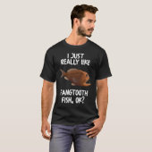 Ich mag Fangzahnfisch einfach. T-Shirt (Vorne ganz)