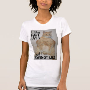 Ich mag Fett Katzen und ich kann nicht lügen! Manx T-Shirt