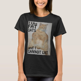 Ich mag Fett Katzen und ich kann nicht lügen! Manx T-Shirt