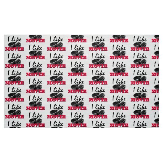 Ich mag Film Stoff (Fat Quarter (45,7 x 55,9 cm))
