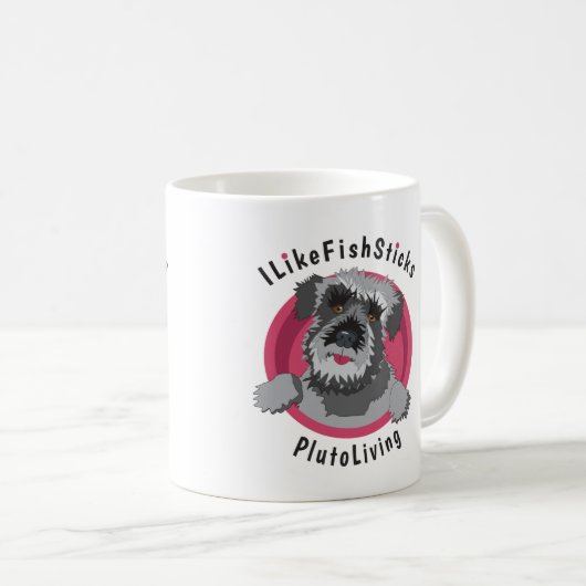 Ich mag Fischstäbe! Kaffeetasse (VorderseiteRechts)