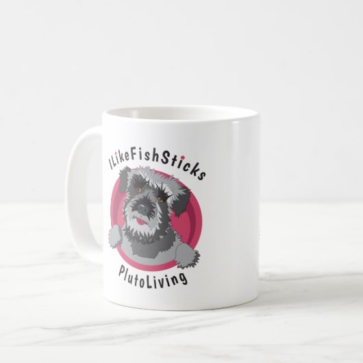 Ich mag Fischstäbe! Kaffeetasse (Vorderseite Links)