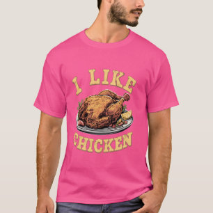 Ich mag Fricken Funny Funny Einfaches Huhn Lover M T-Shirt
