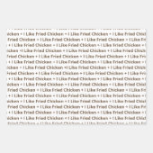 Ich mag Fried Chicken Geschenkpapier Set (Vorderseite 2)