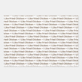 Ich mag Fried Chicken Geschenkpapier Set (Vorderseite)