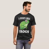 Ich mag Frogs Frog Costume Amphibien T-Shirt (Vorne ganz)