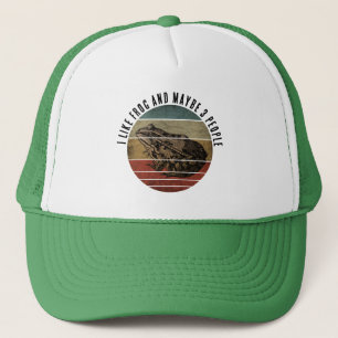 ICH MAG FROSCH UND VIELLEICHT 3 PERSONEN TRUCKERKAPPE
