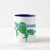 Ich mag Frösche Tasse (Zentrum)
