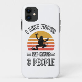 Ich mag Frösche und vielleicht 3 Leute | Bestes Fr Case-Mate iPhone Hülle