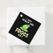 Ich mag Frösche wirklich. Geschenkanhänger (Beispiel)