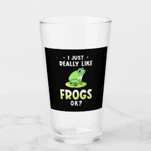 Ich mag Frösche wirklich. Glas