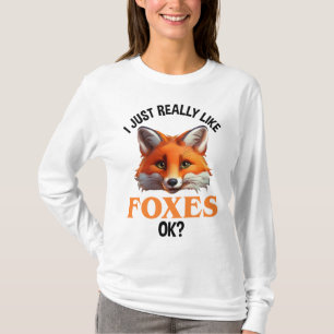 Ich mag Füchse einfach gut? T-Shirt