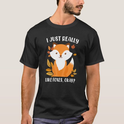 Ich mag Füchse Fuchs Kinder 1 T-Shirt (Vorderseite)