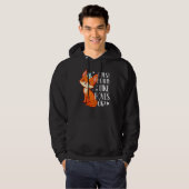 Ich mag Füchse Hoodie (Vorne ganz)