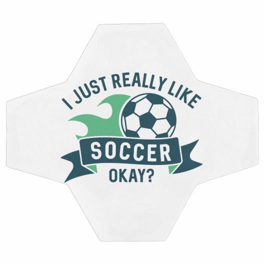 Ich mag Fußball wirklich gut. (Flach)