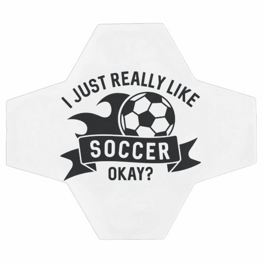 Ich mag Fußball wirklich gut. (Flach)