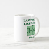 Ich mag Fußball wirklich gut. Kaffeetasse (VorderseiteRechts)