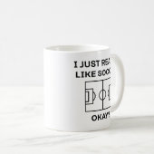 Ich mag Fußball wirklich gut. Kaffeetasse (VorderseiteRechts)