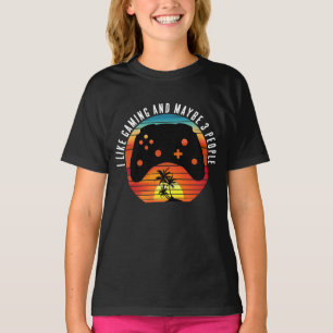 ICH MAG GAMING UND VIELLEICHT 3 PERSONEN T-Shirt