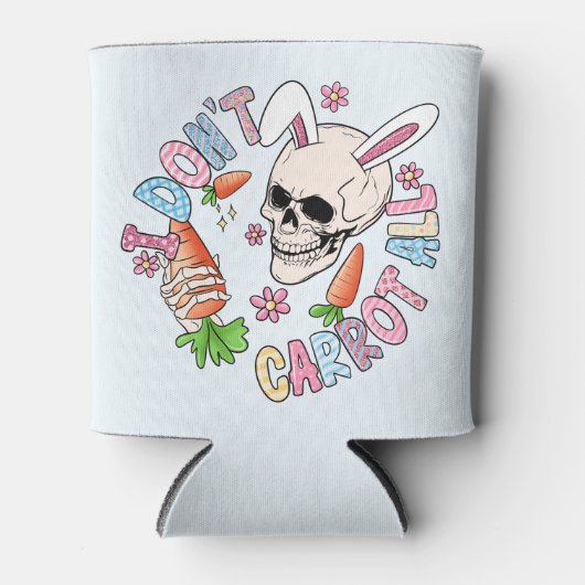 Ich mag gar nichts - Niedlicher Schädelhund & Oste Dosenkühler (Vorderseite)