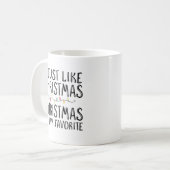 Ich mag gerade Weihnachten Kaffeetasse (Vorderseite Links)