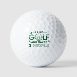 Ich mag Golf und vielleicht 3 Personen Golfball