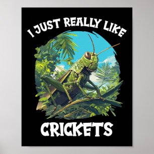 Ich mag Grillen einfach wirklich gerne. Grillen Ti Poster