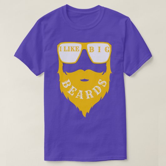 Ich mag große Bärten 13 T-Shirt (Design vorne)