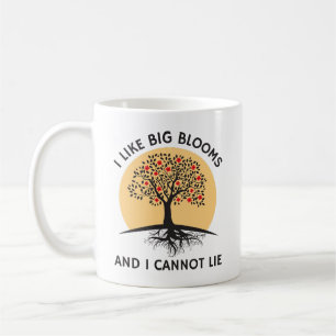 Ich mag große Blüten Funny Gardens Kaffeetasse