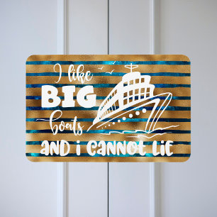 Ich mag große Boote und ich kann keine Kreuzfahrtt Magnet