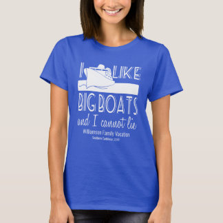 Ich mag große Boote und ich kann keine lustige T-S T-Shirt