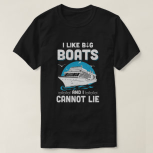 Ich mag große Boote, und ich kann keine Strandfah T-Shirt