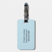 Ich mag große Boote und ich kann nicht Cruise. Gepäckanhänger (Rückseite vertikal)