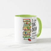 Ich mag große Buch-Kaffee-Tasse Tasse (VorderseiteRechts)