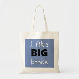 Ich mag GROSSE Buch-Taschen-Tasche Tragetasche