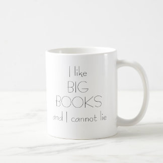 Ich mag große Buch-Tasse Kaffeetasse