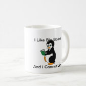Ich mag große Buch-Tasse Kaffeetasse (VorderseiteRechts)