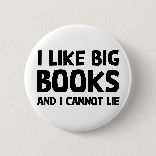 Ich mag große Bücher Button (Vorderseite)