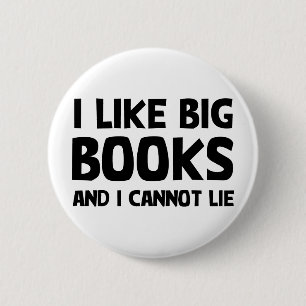 Ich mag große Bücher Button