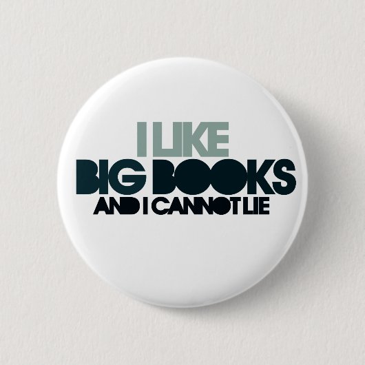 Ich mag große Bücher Button (Vorderseite)