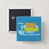 Ich mag große Bücher Button (Vorne & Hinten)