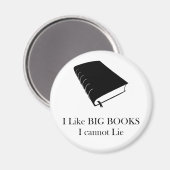 Ich mag große Bücher, die ich nicht magnet lehren (Vorderseite/Rückseite)