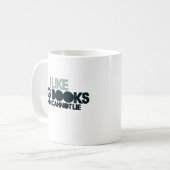 Ich mag große Bücher Kaffeetasse (Vorderseite Links)