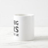 Ich mag große Bücher Kaffeetasse (Mittel)