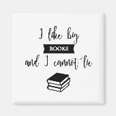 Ich mag große Bücher, Kühlschrankmagnet (Vorne)