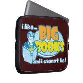 Ich mag große Bücher Laptopschutzhülle (Vorne Rechts)